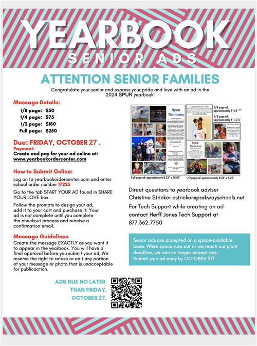 senior ad flyer